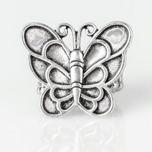Silver Ring - Sky High Butterfly